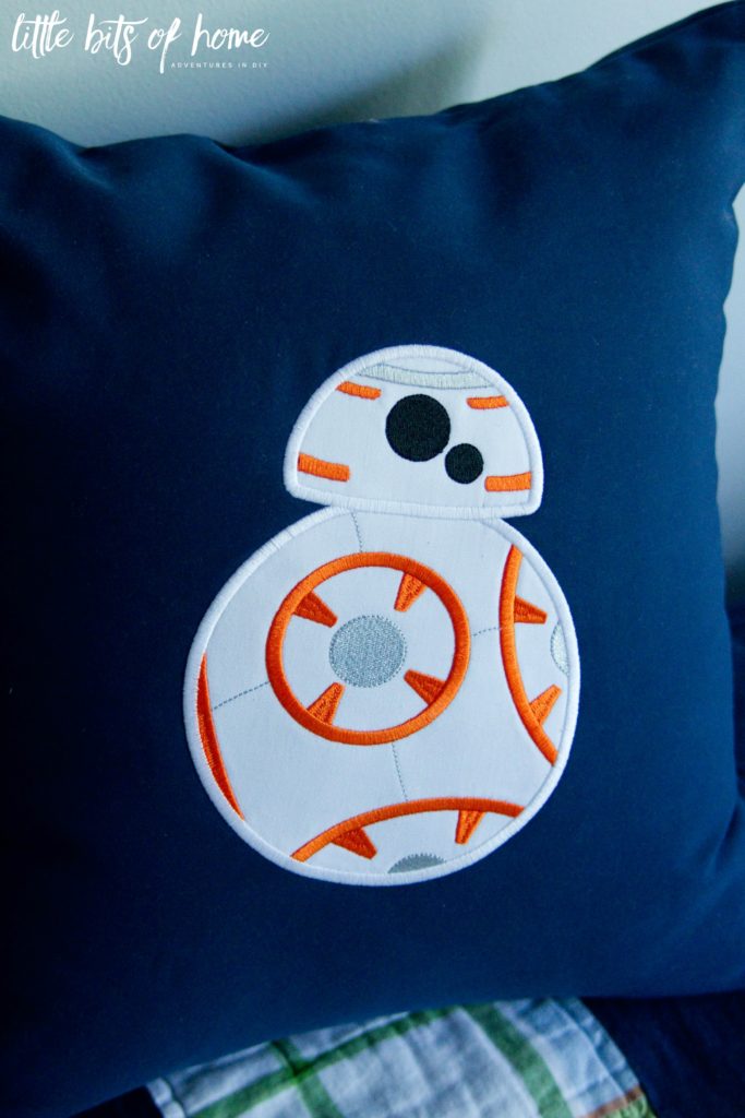 star wars pillow bb8