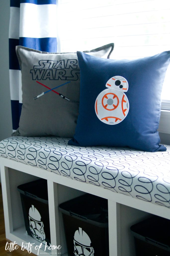 star wars pillow window seat