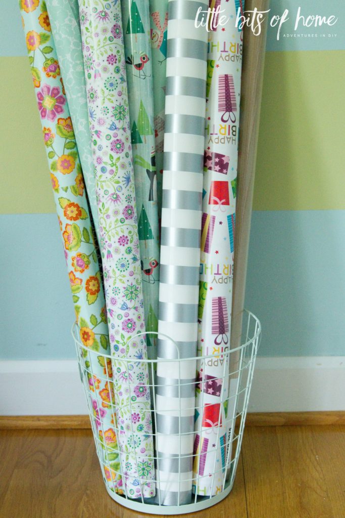 wrapping paper holder