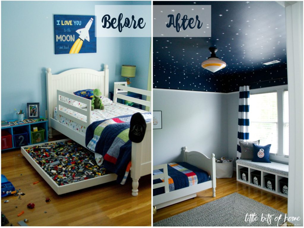 star wars room reveal before after