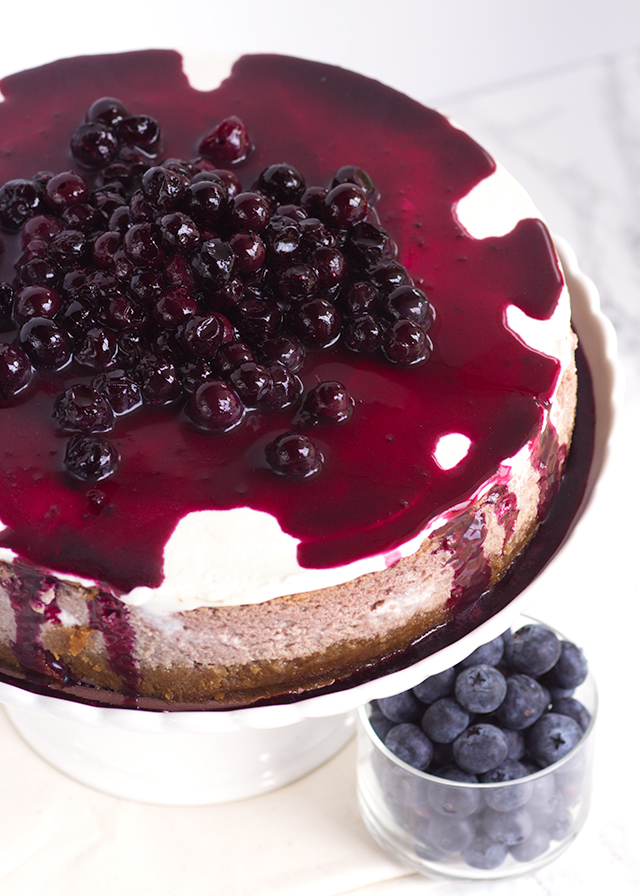 blueberry-cottage-cheese-cheesecake