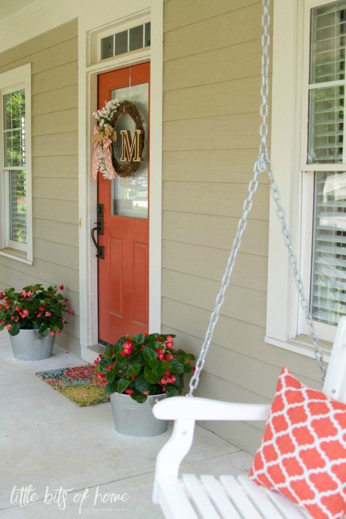 front porch coral little bits of home