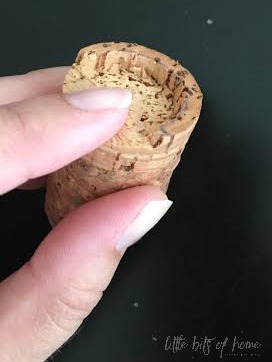 finished cork stamp