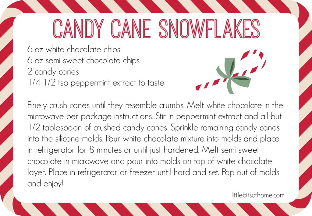 Holiday Snowflake Candies Recipe 