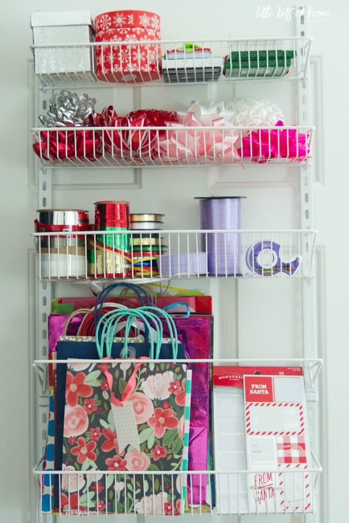 Wrapping Paper Storage Ideas - Harbour Breeze Home