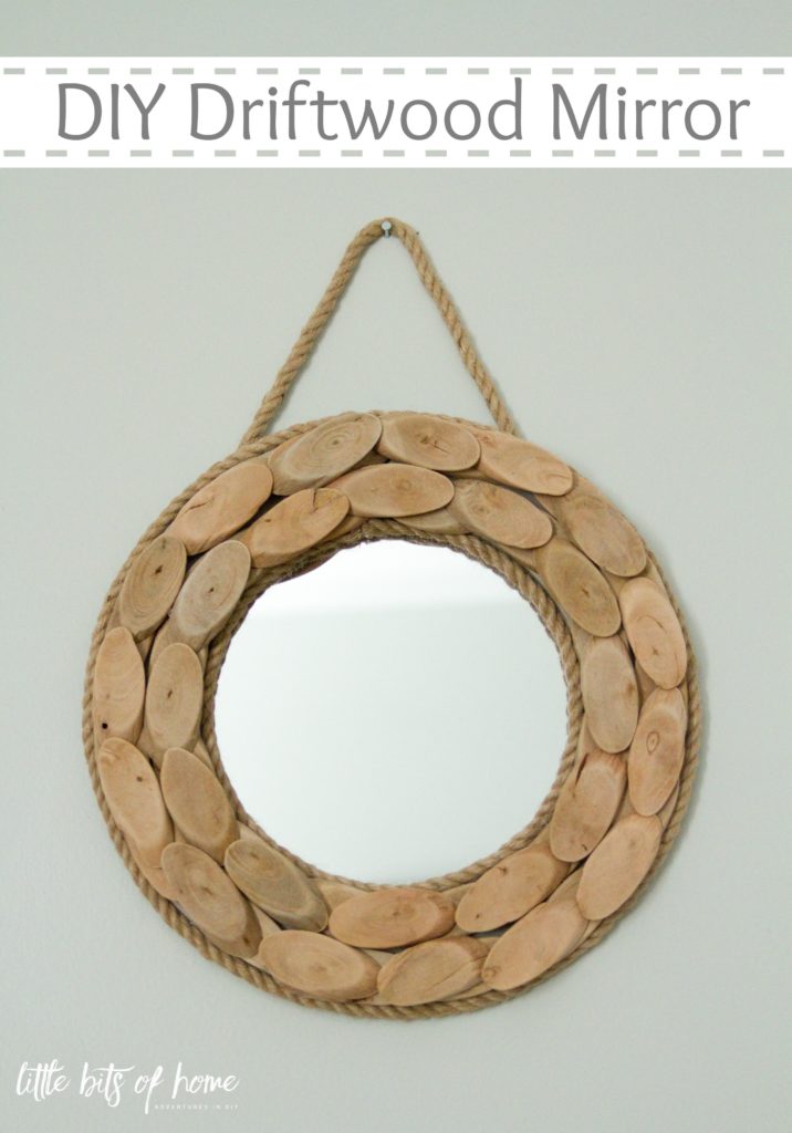 Create With Me Diy Driftwood Mirror, Round Mirror With Rope Hobby Lobby